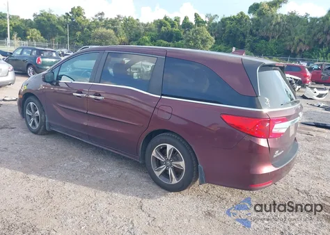 2019 Honda Odyssey Touring from USA, damaged, VIN 5FNRL6H81KB104769